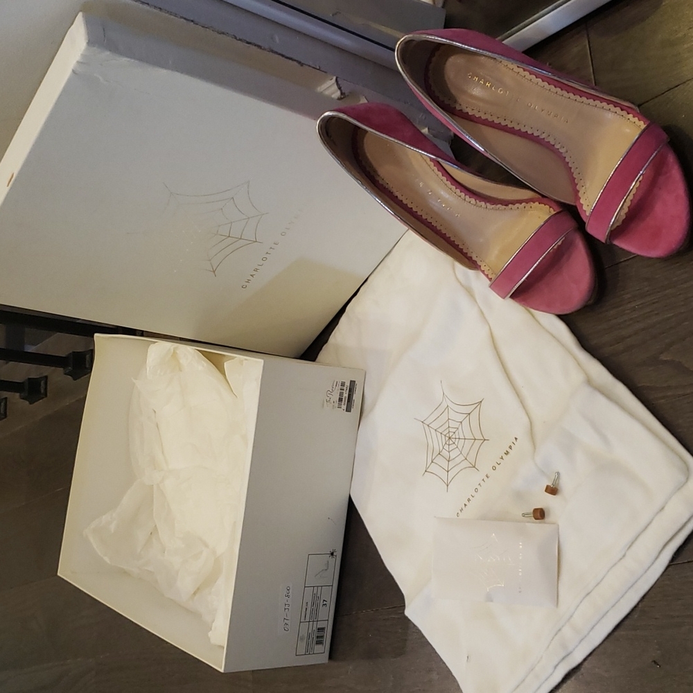 Charlotte Olympia Selling like brand new with 37 heels